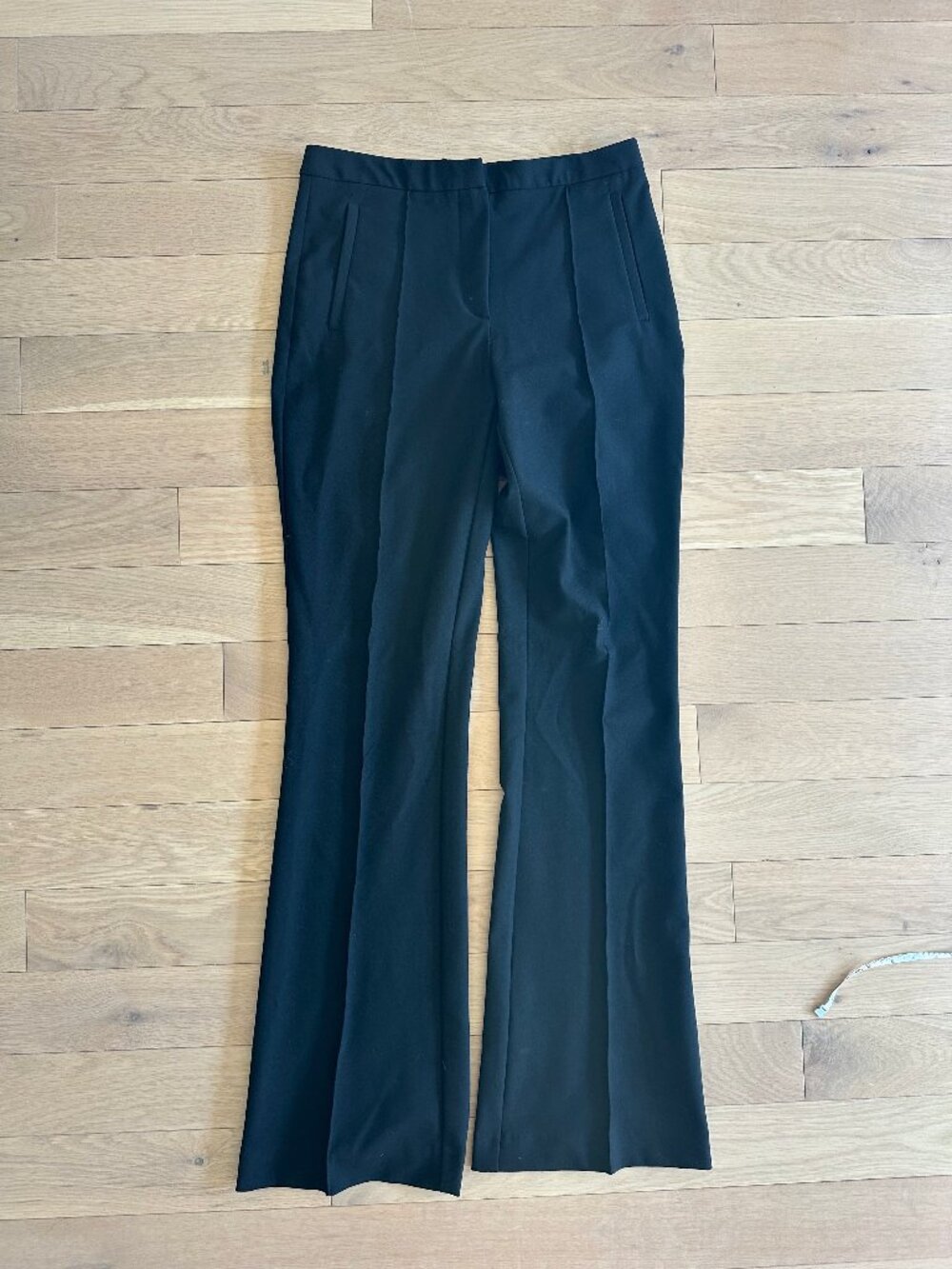 Zara Flare Leg Tailored Trousers Black S